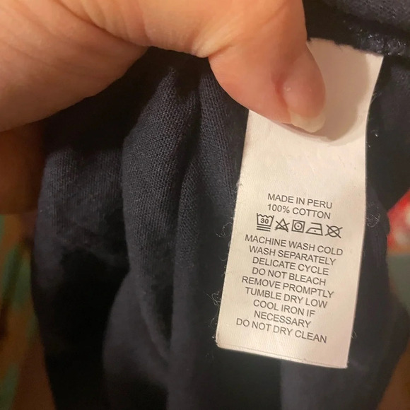 KATE SPADE NAVY BLUE EYELET TRIM TANK - Picture 3 of 4